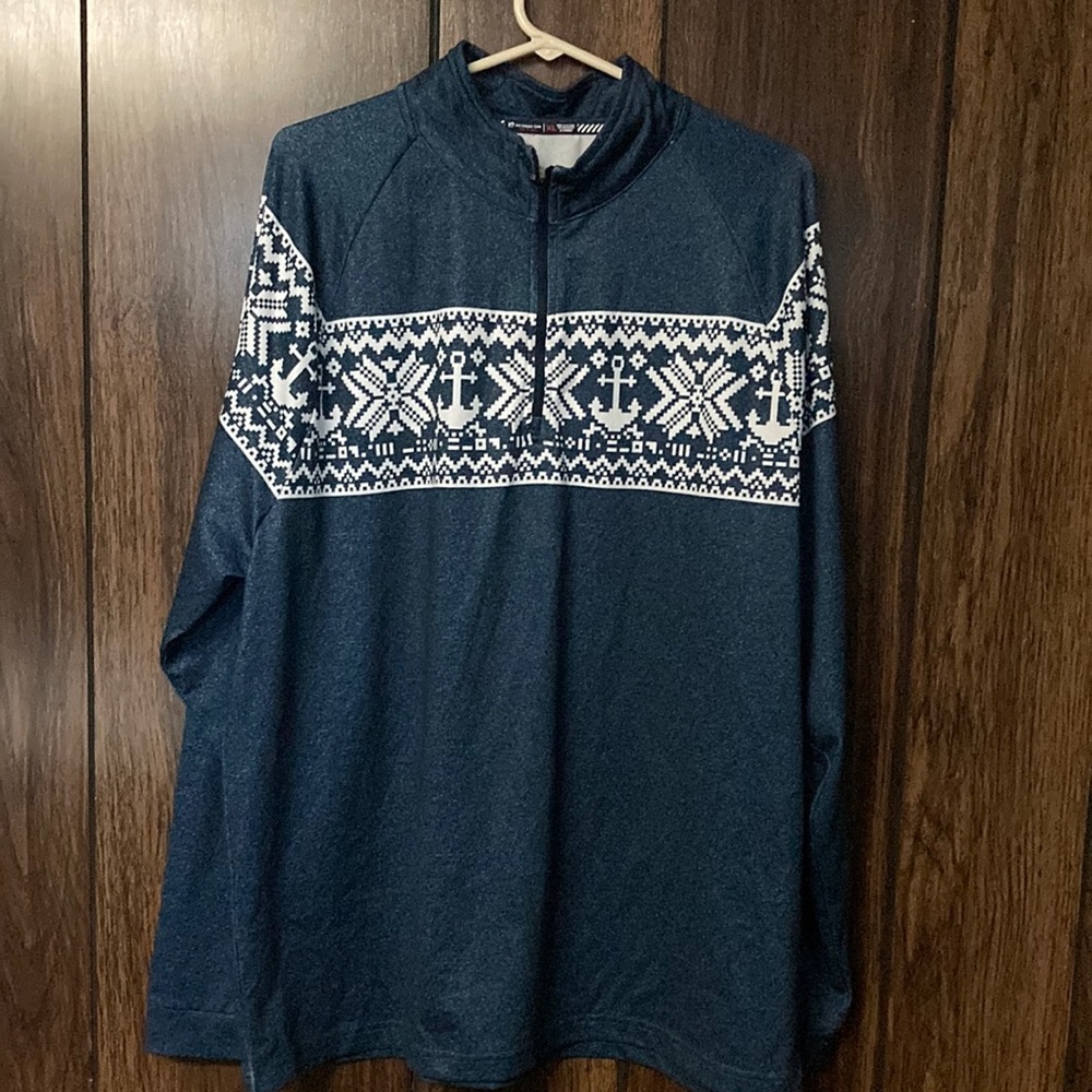 Southern Tide Men’s XL Tide To Trail Blue Pullover